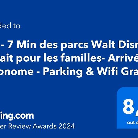 Lys - 7 Min Des Parcs Walt Disney- Parfait Pour Les Familles- Arrivee Autonome - Parking & Wifi Gratuit Magny-le-Hongre Exterior foto
